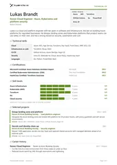 Technical skills CV