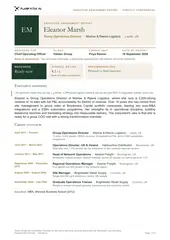 Executive assessment report