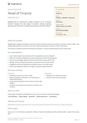 Job specification