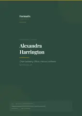 Narrative Profile