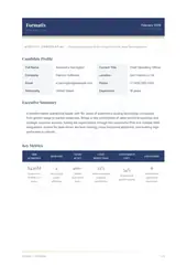 Tabular Profile